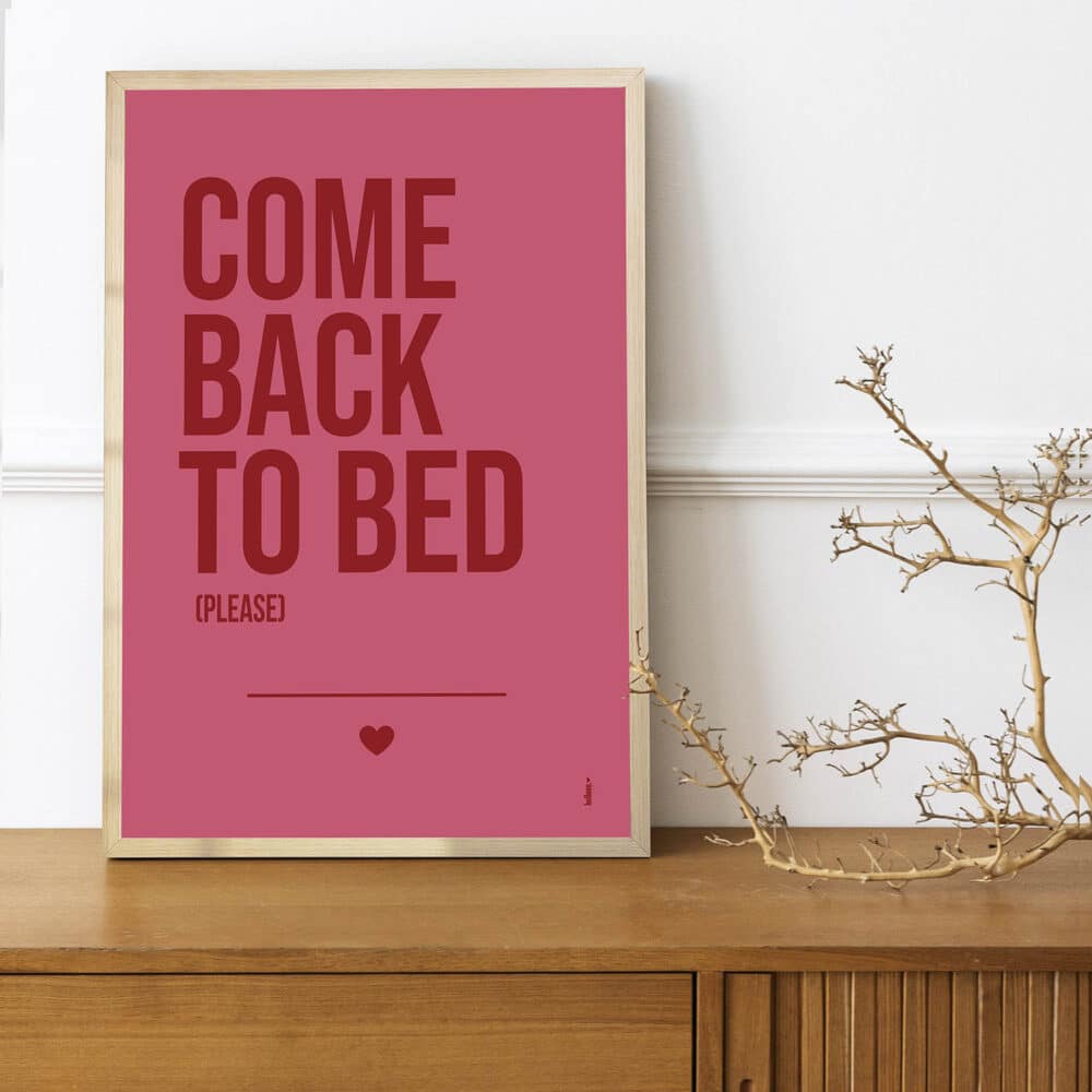 Come Back To Bed Poster