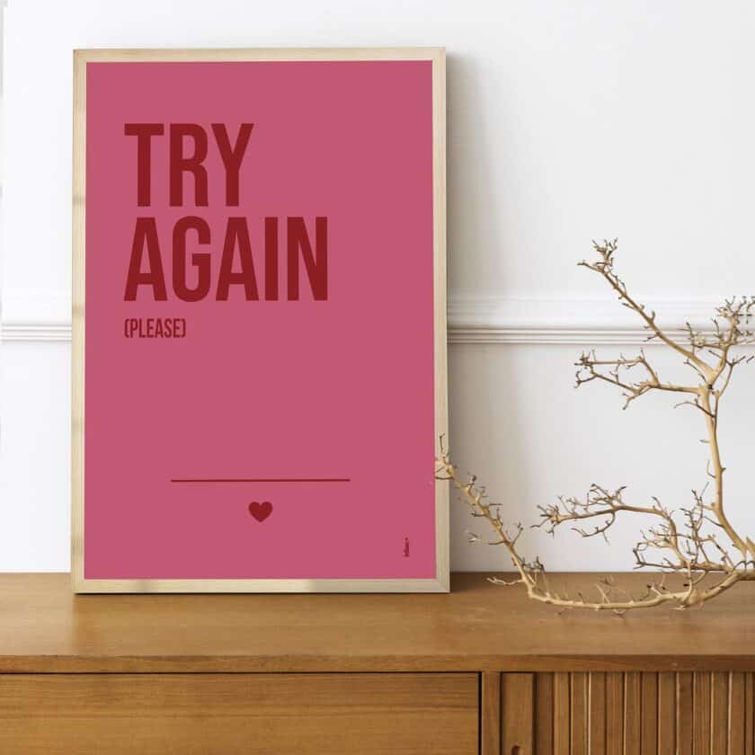 Try Again Poster - Görsel 4