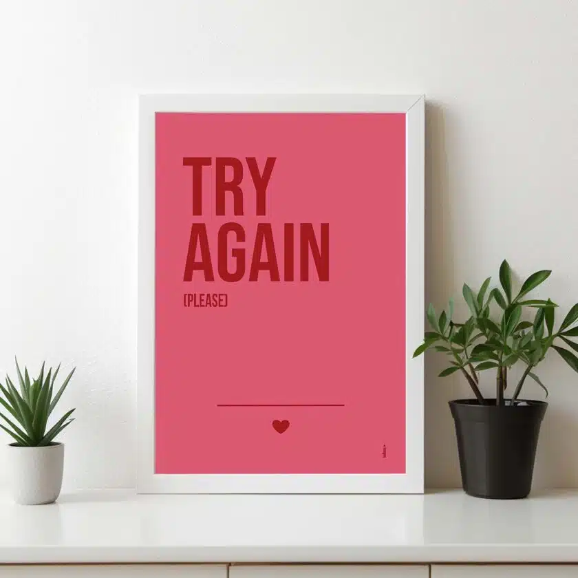 Try Again Poster - Görsel 3