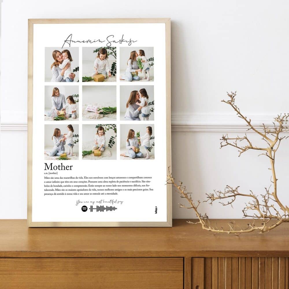 The Mother Poster - Renkli Baskı - Çerçeveli