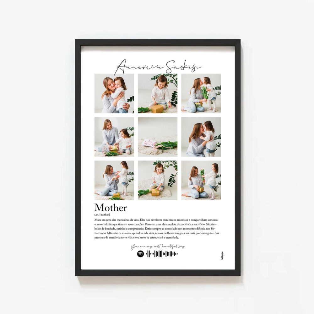 The Mother Poster - Renkli Baskı - Çerçeveli