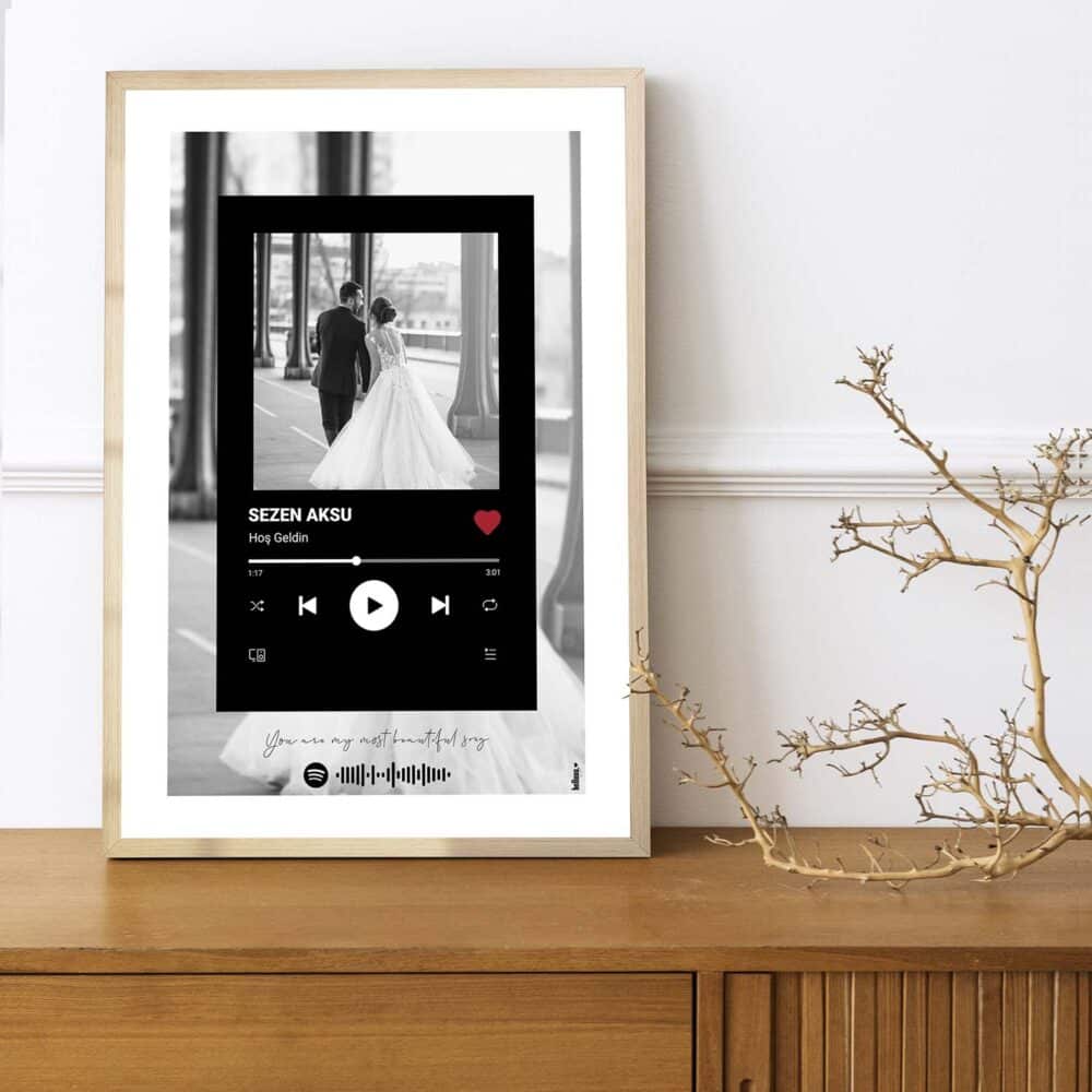 Müzikal Poster (Siyah-Beyaz)