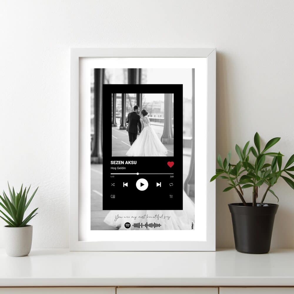 Müzikal Poster (Siyah-Beyaz)