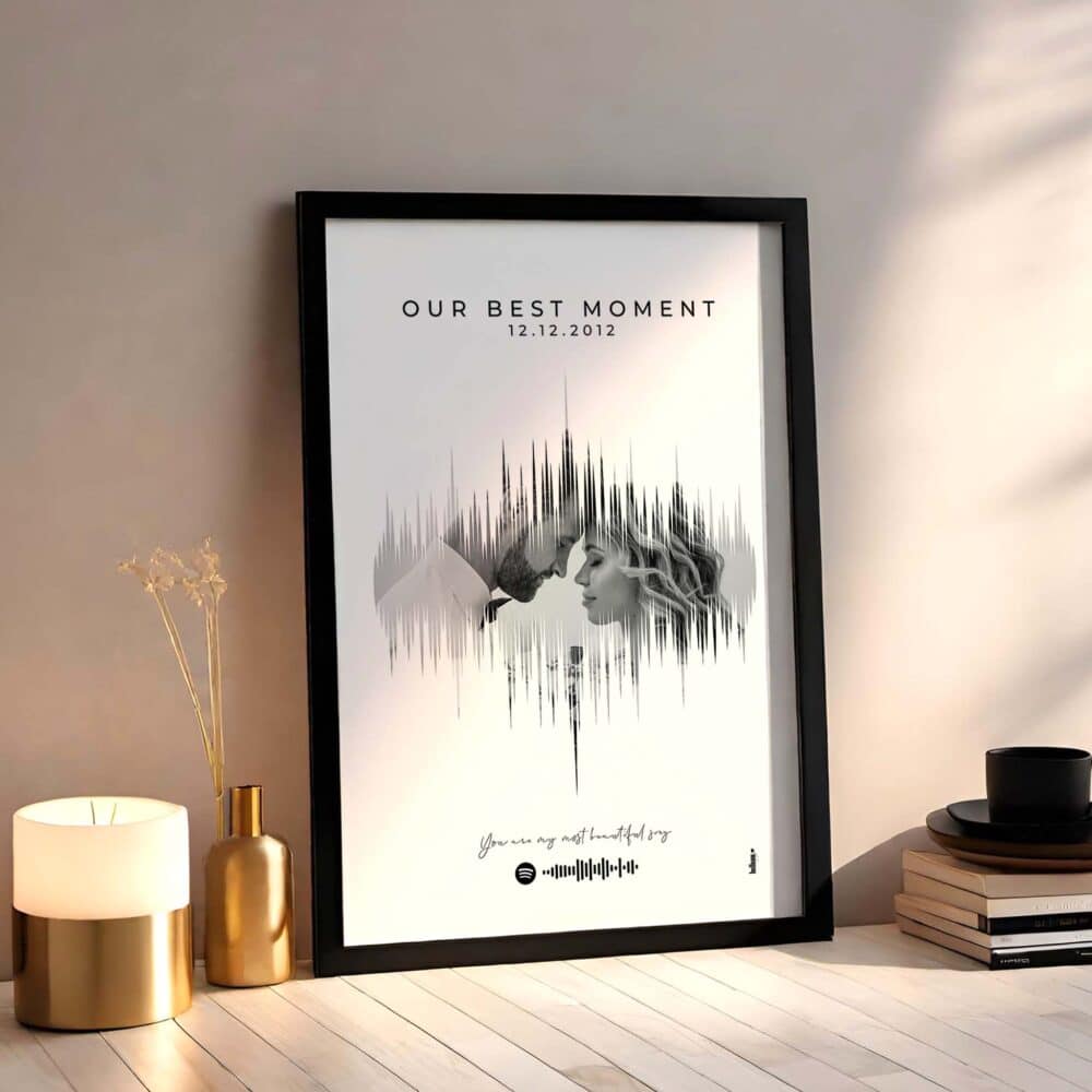 Sevgililer gününe özel kişiselleştirilebilir poster tasarımı