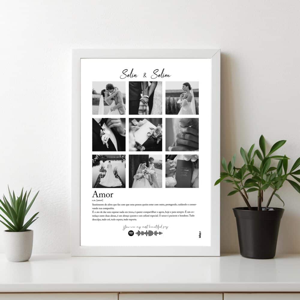 The Wedding Poster (Siyah&Beyaz)