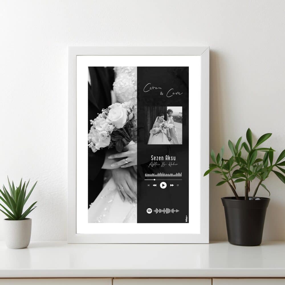 The Wedding Poster(Siyah&Beyaz)