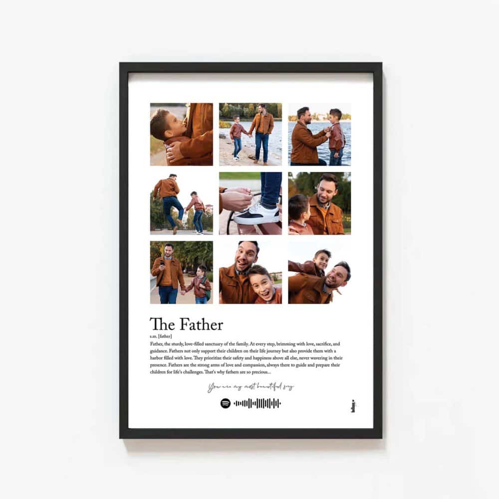 The Father Poster - Renkli Baskı - Çerçeveli